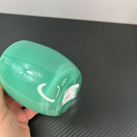 Glassybaby Strength Sea Green Hand Blown Votive Candle Holder - Picture 5 of 7